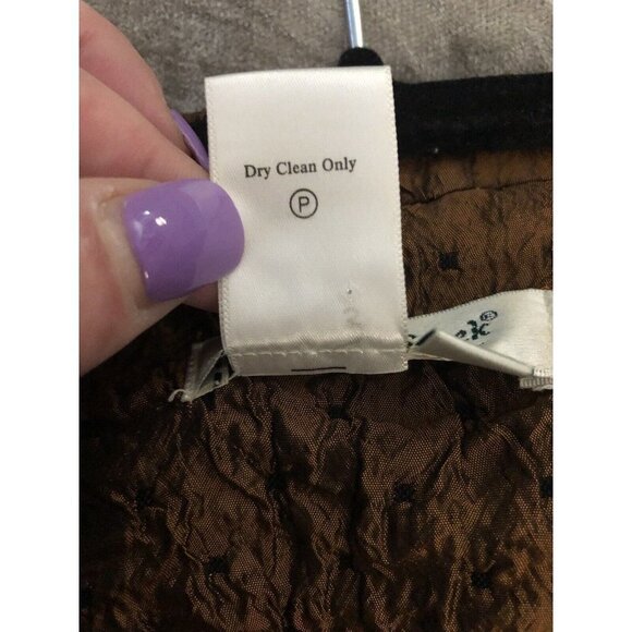 coldwater creek jacket medium Quilted Bronze Casual Lightweight Button Down - Picture 9 of 11